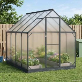 Garden Greenhouse Anthracite 72.2 x 95.8 x 81.5 inches
