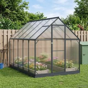 Garden Greenhouse Anthracite 72.24 x 119.49 x 81.50 in