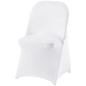 Stretch Spandex Folding Chair Covers, Universal Fitted Chair Cover, Removable Washable Protective Slipcovers, for Wedding, Holiday, Banquet, Part