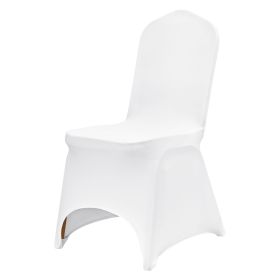 Stretch Spandex Folding Chair Covers, Universal Fitted Arched Front Cover, Removable Washable Protective Slipcovers, for Wedding, Holiday, Banque